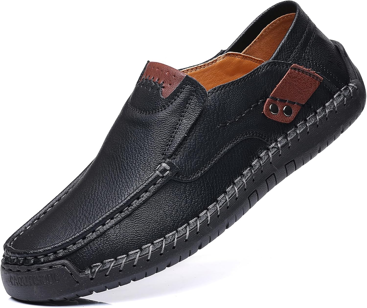 

Мужские лоферы Coramtty, повседневные слипоны, деловые мокасины, легкие и удобные классические тапочки для прогулок, вождения, путешествий и активного отдыха на улице, черный