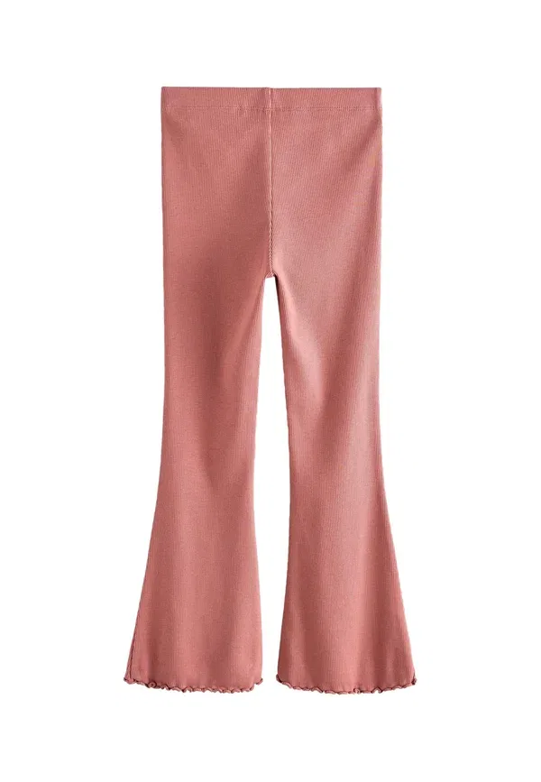 Брюки прямого кроя Next Flare regular fit, ржаво-коричневый