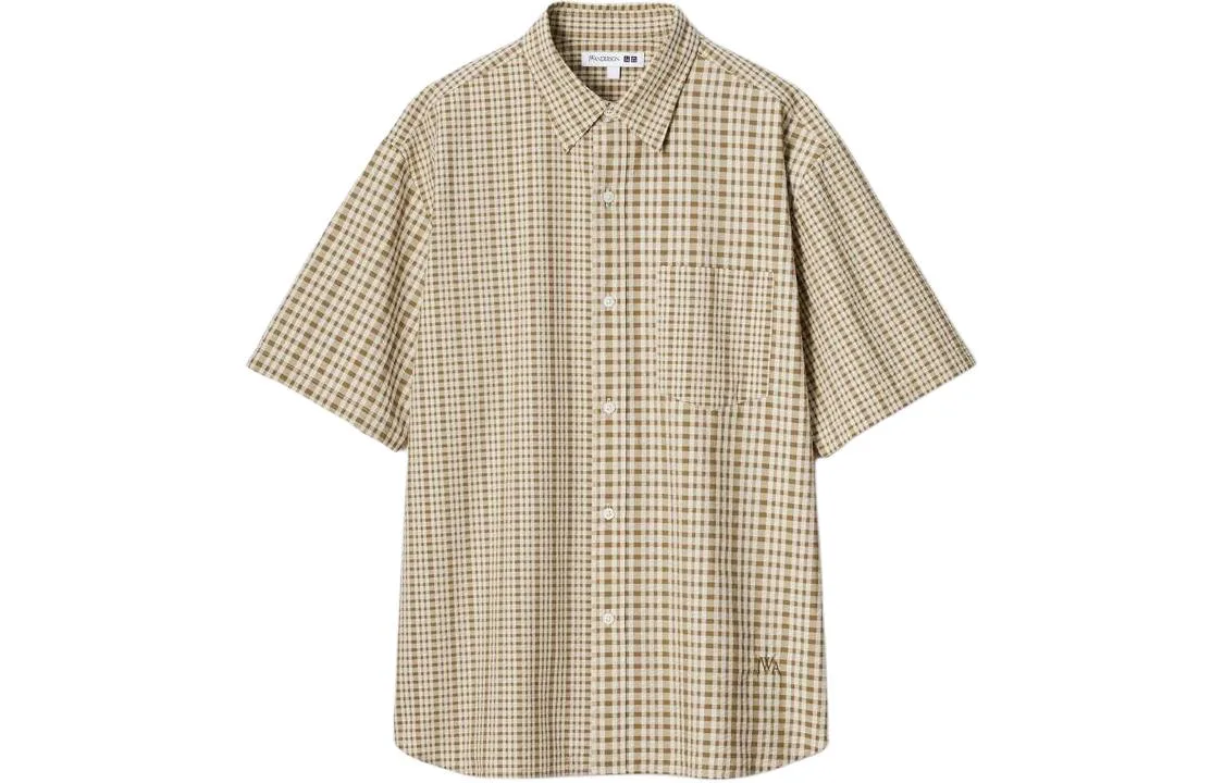 Рубашка Marty UNIQLO, 32 темно-бежевый
