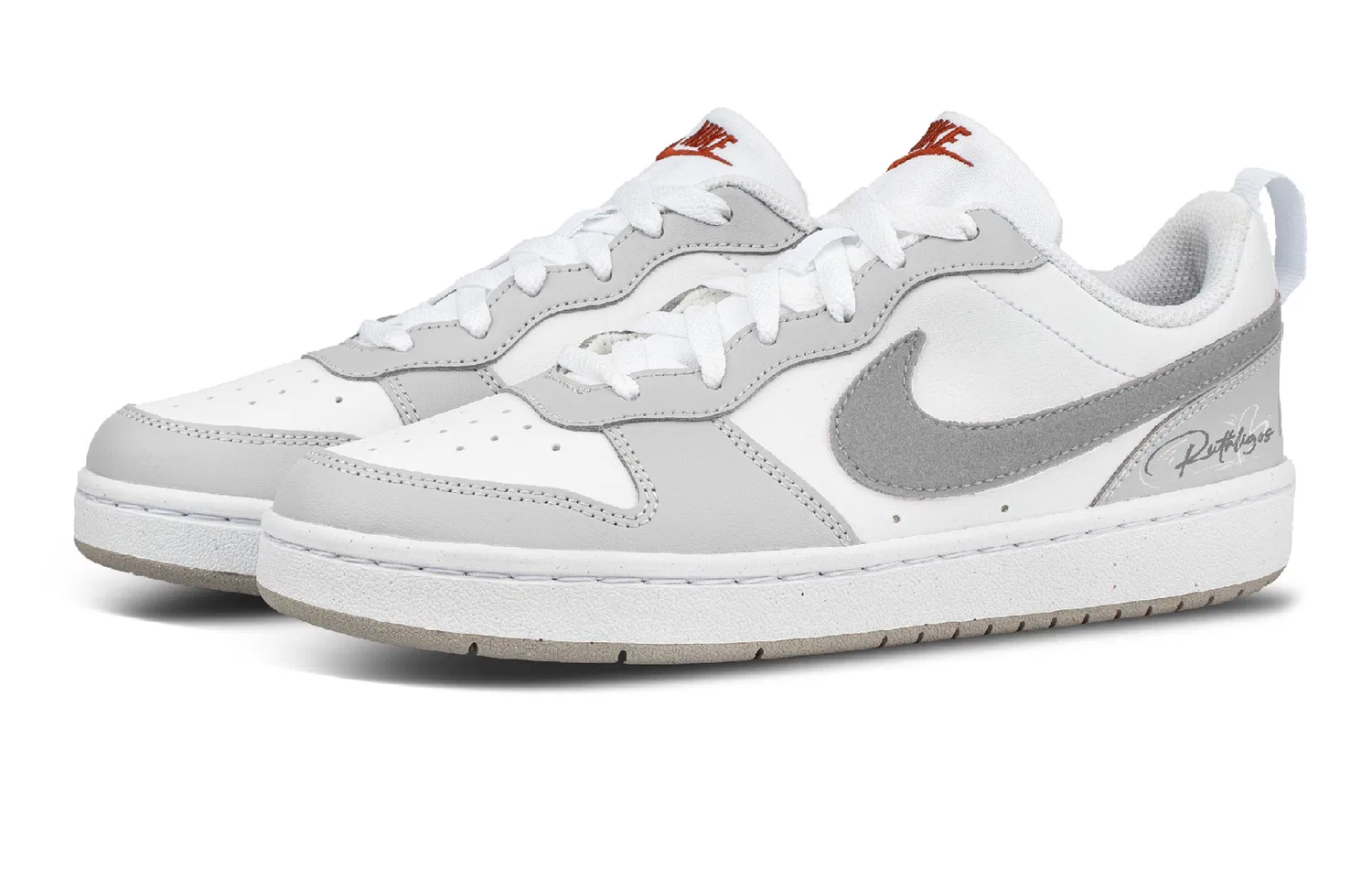 Кроссовки для скейтбординга Court Borough Limited Low Top Kids, унисекс Nike, Light Gray — фото 4