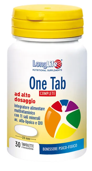 

Полная добавка LongLife One Tab, 30 таблеток Long Life