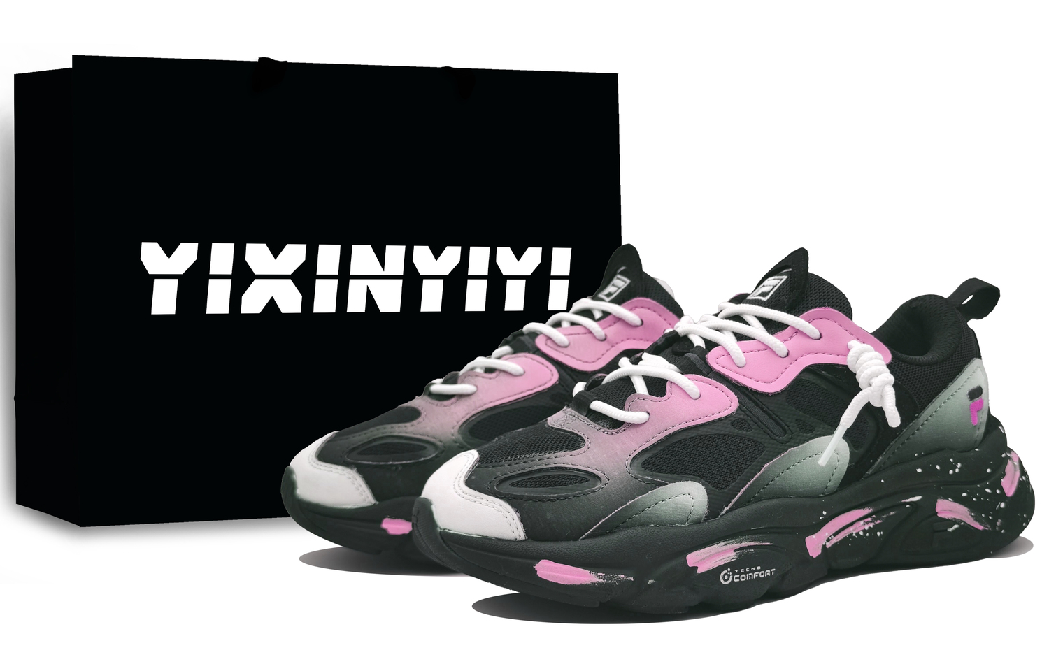 

Fila Мужские спортивные кроссовки Active фиолетового цвета с амортизацией и износостойким массивным верхом