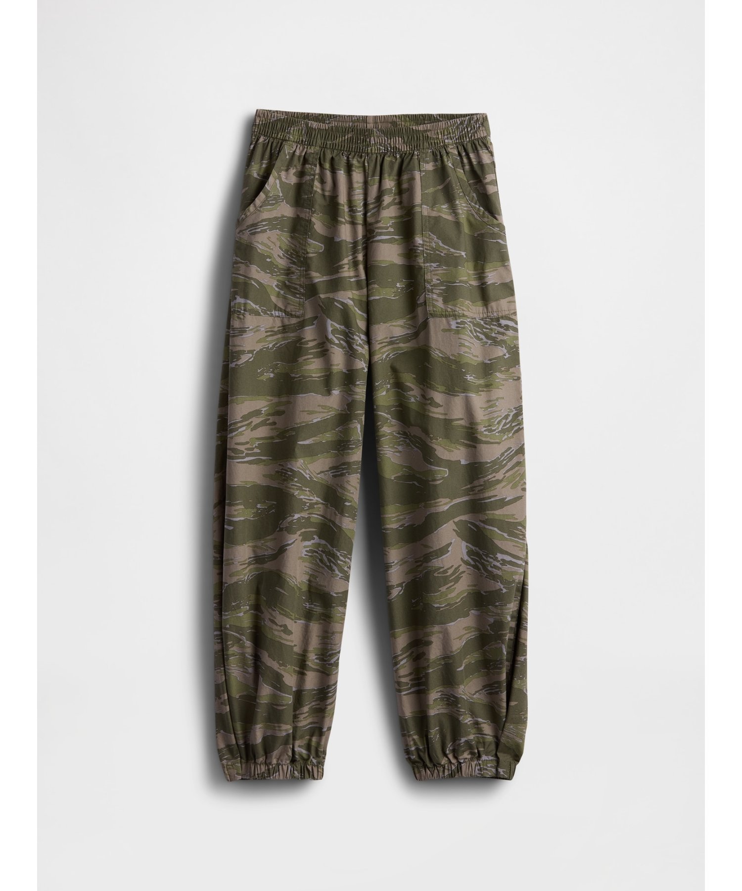 (K) Свободные спортивные штаны из поплина (детские) GAP, CAMO — фото 3