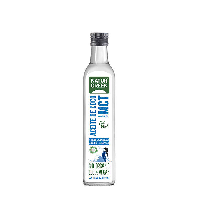 

Увлажняющий шампунь Aceite De Coco Mct Bio Naturgreen, 500 гр