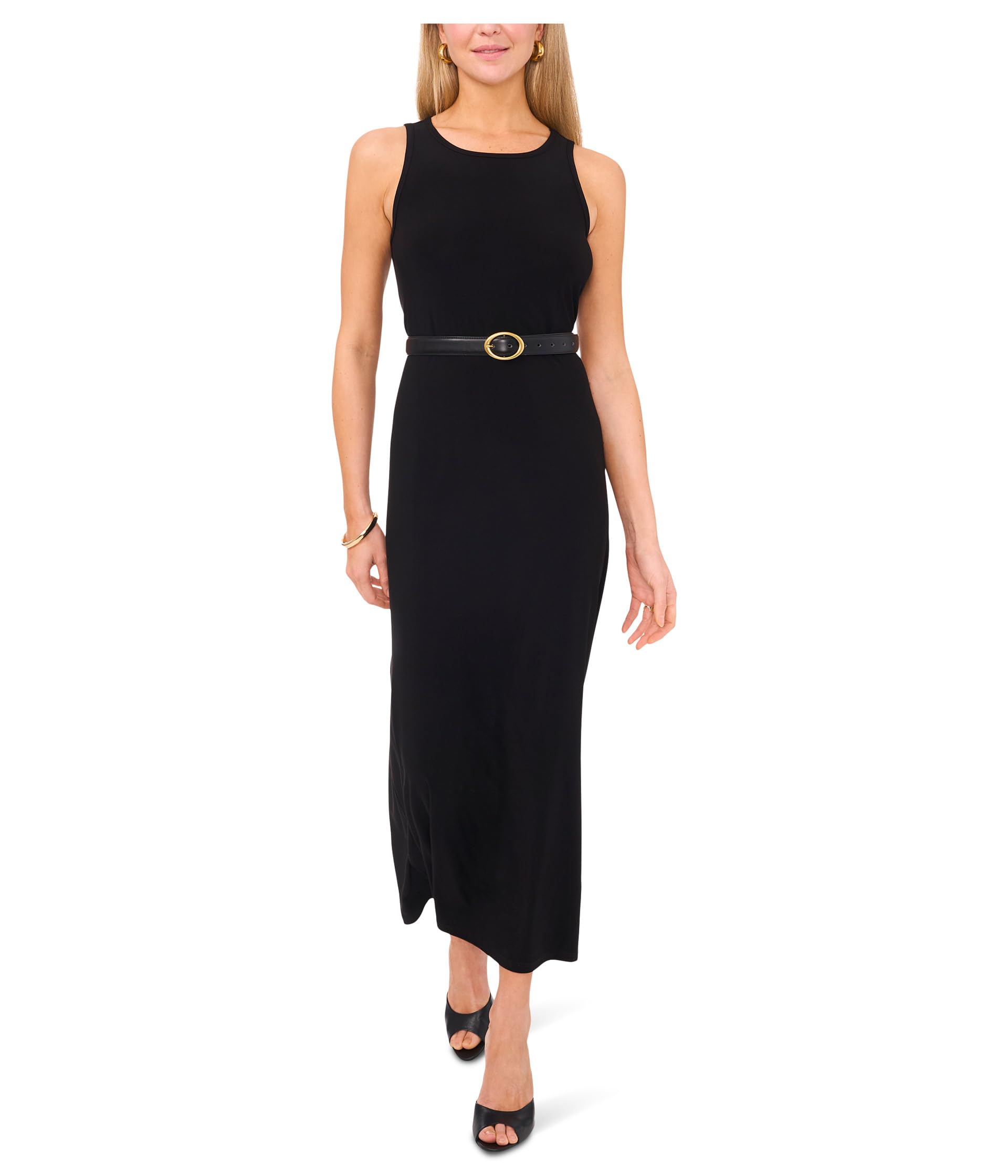 

Платье Vince Camuto Sleeveless Keyhole Back Maxi With Vent, Rich Black
