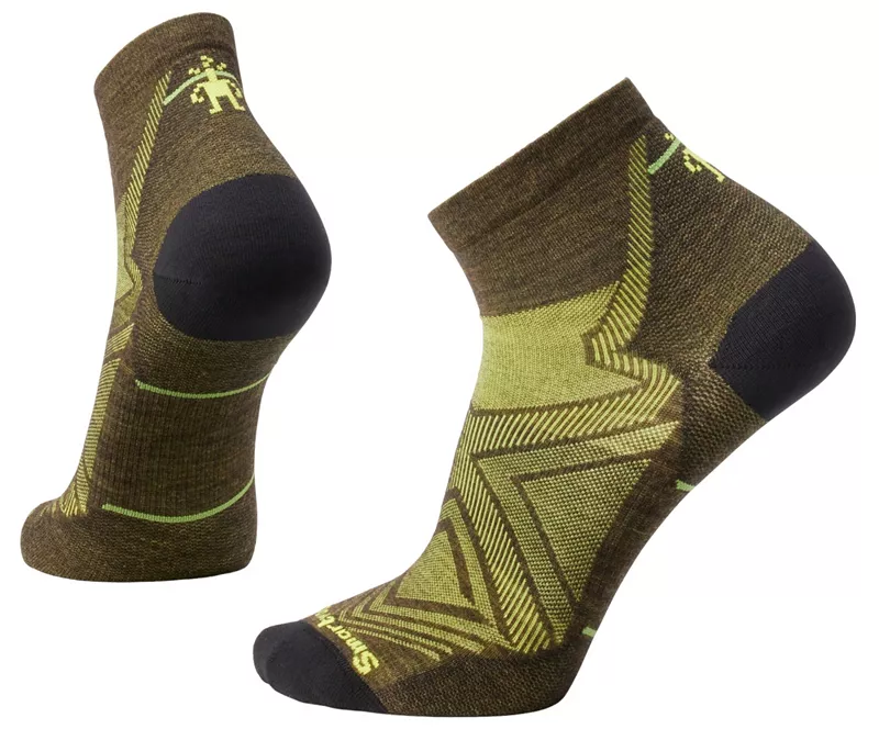 

Мужские носки Smartwool Run Zero Cushion до щиколотки, цвет Military Olive