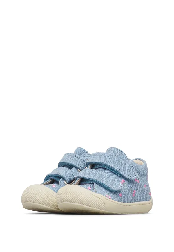 Пинетки Cocoon vl embr.cherry baby shoes Naturino, небесно-голубой — фото 2