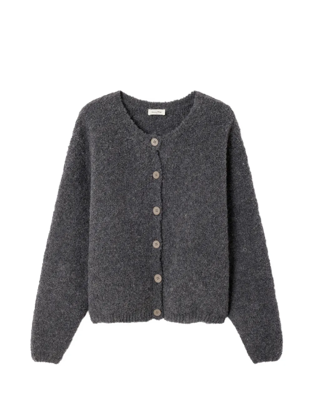 

Кардиган Zolly с круглым вырезом American Vintage, серый