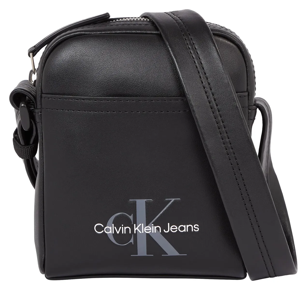 

Сумка через плечо Calvin Klein Jeans "MONOGRAM SOFT REPORTER17", сумка через плечо, классическая городская сумка, черный