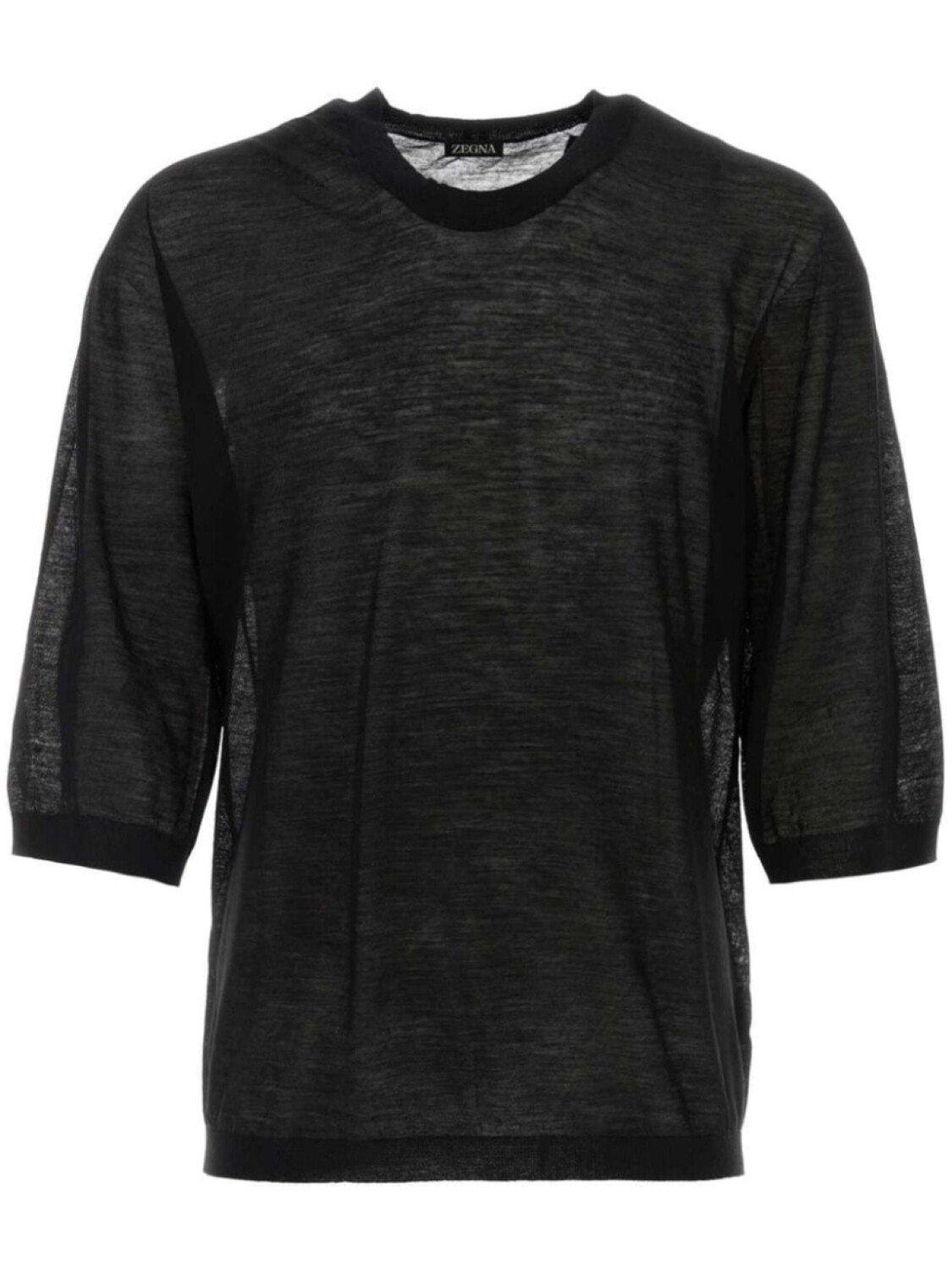 

Zegna шерстяной джемпер, черный