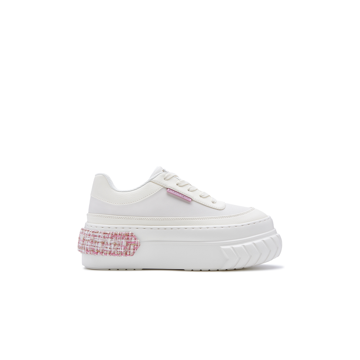 Both Кроссовки Platform Low Top Casual Women's Cherry Blossom Pink/Cream Gray - Cream Gray, цвет Cream Gray — фото 4