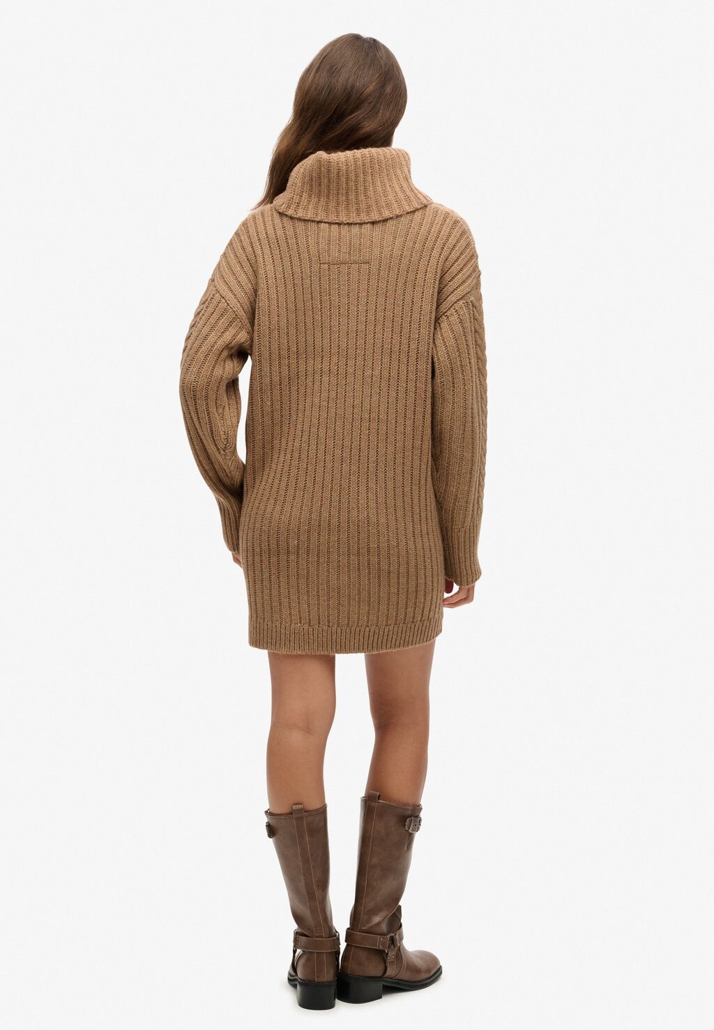 

Платье-джемпер Superdry, коричневый