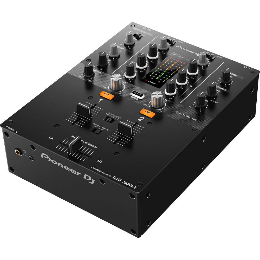 

DJ-микшер Pioneer DJ DJM-250MK2 2-Channel DJ Mixer (Black) DJM-250MK2