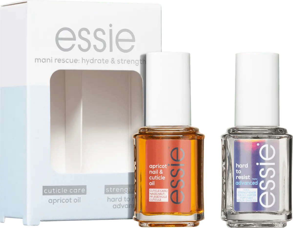 

Nagellackset Advanced Routine (Nagelhärter & Nagelöl) 27 мл essie, Серый, Nagellackset Advanced Routine (Nagelhärter & Nagelöl) 27 мл essie