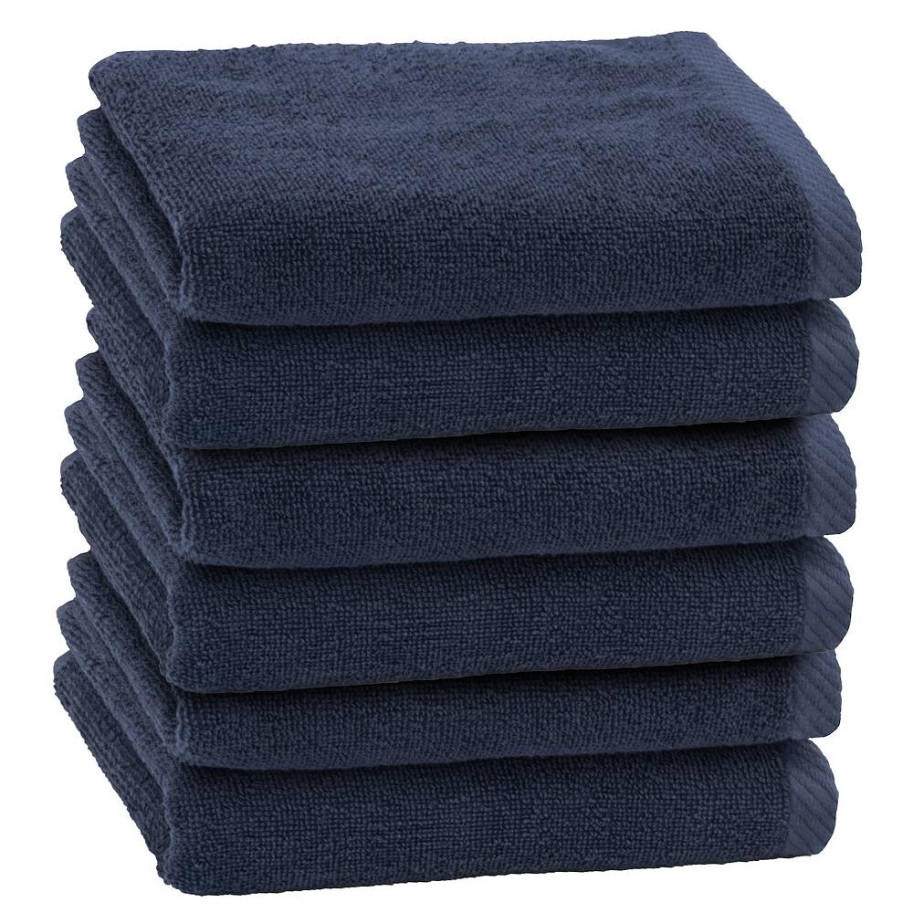 

Linum Home Textiles Набор полотенец для пальцев Ediree из турецкого хлопка, 6 шт., цвет Marine
