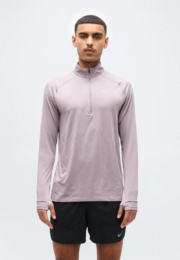 Футболка stride с длинными рукавами, средний слой Nike Performance, Light Violet Ore