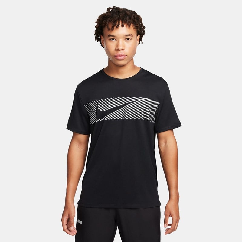 

Мужская футболка dri-fit uv Miler Flash Nike, черный