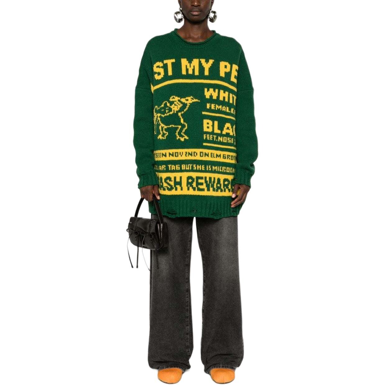 

Свитер женский зеленый Mm6 Maison Margiela