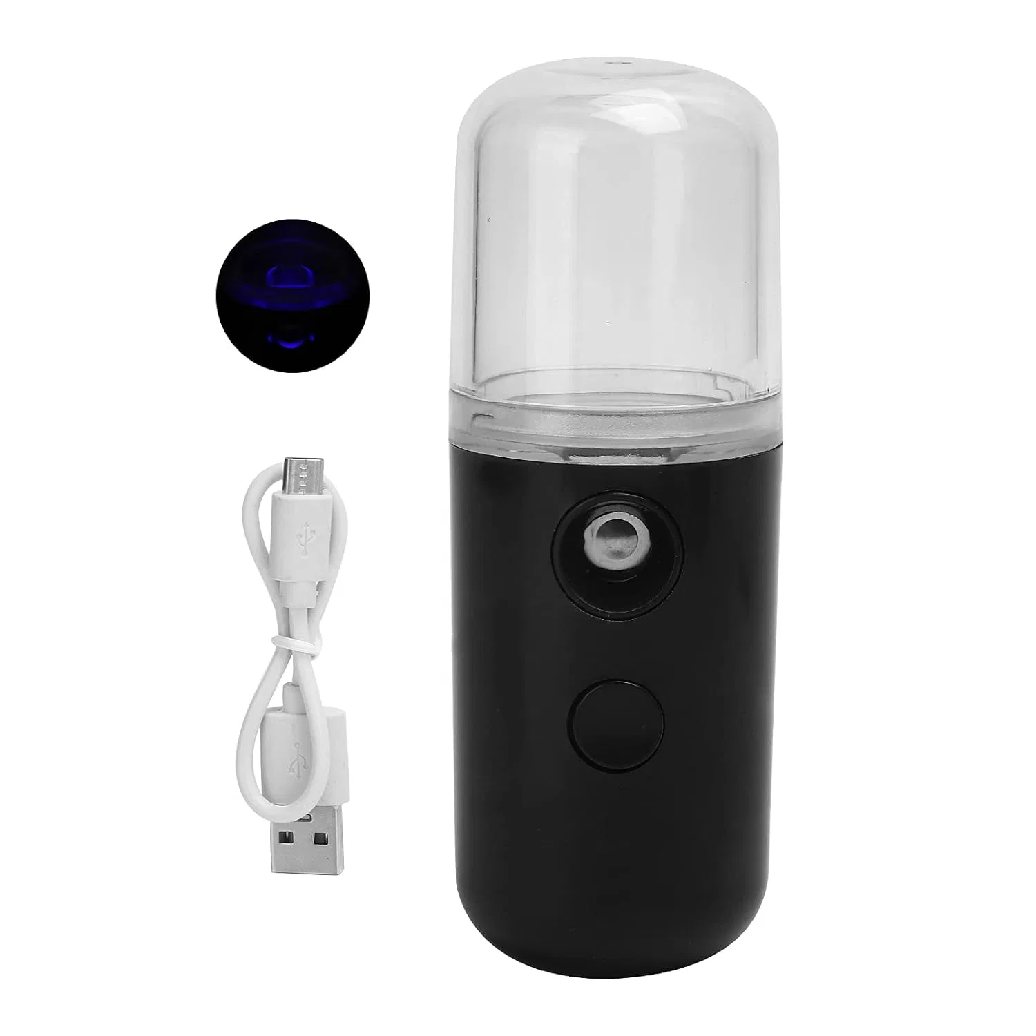 Портативный увлажняющий спрей для лица с USB-зарядкой Sonew, Black — фото 2
