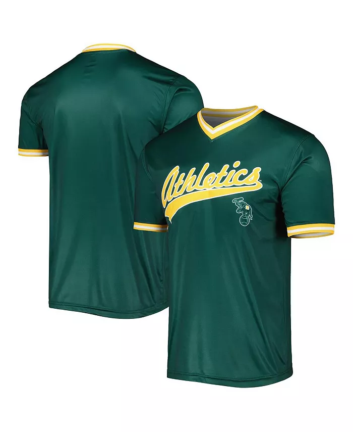 

Мужская зеленая футболка команды Oakland Athletics Cooperstown Collection Stitches