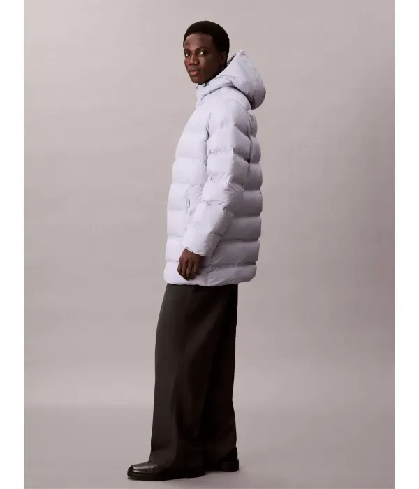 Пуховая куртка regular fit Calvin Klein, серый — фото 2