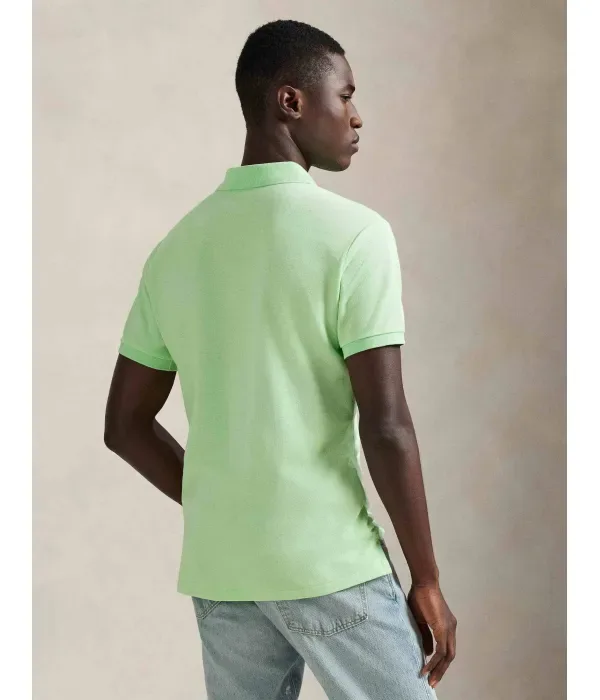 Полюс slim fit Polo Ralph Lauren, лаймовый — фото 3