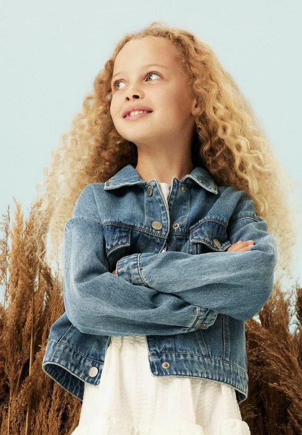 Куртка джинсовая Nkfmila noos denim jacket Name It, средне-синий деним — фото 2