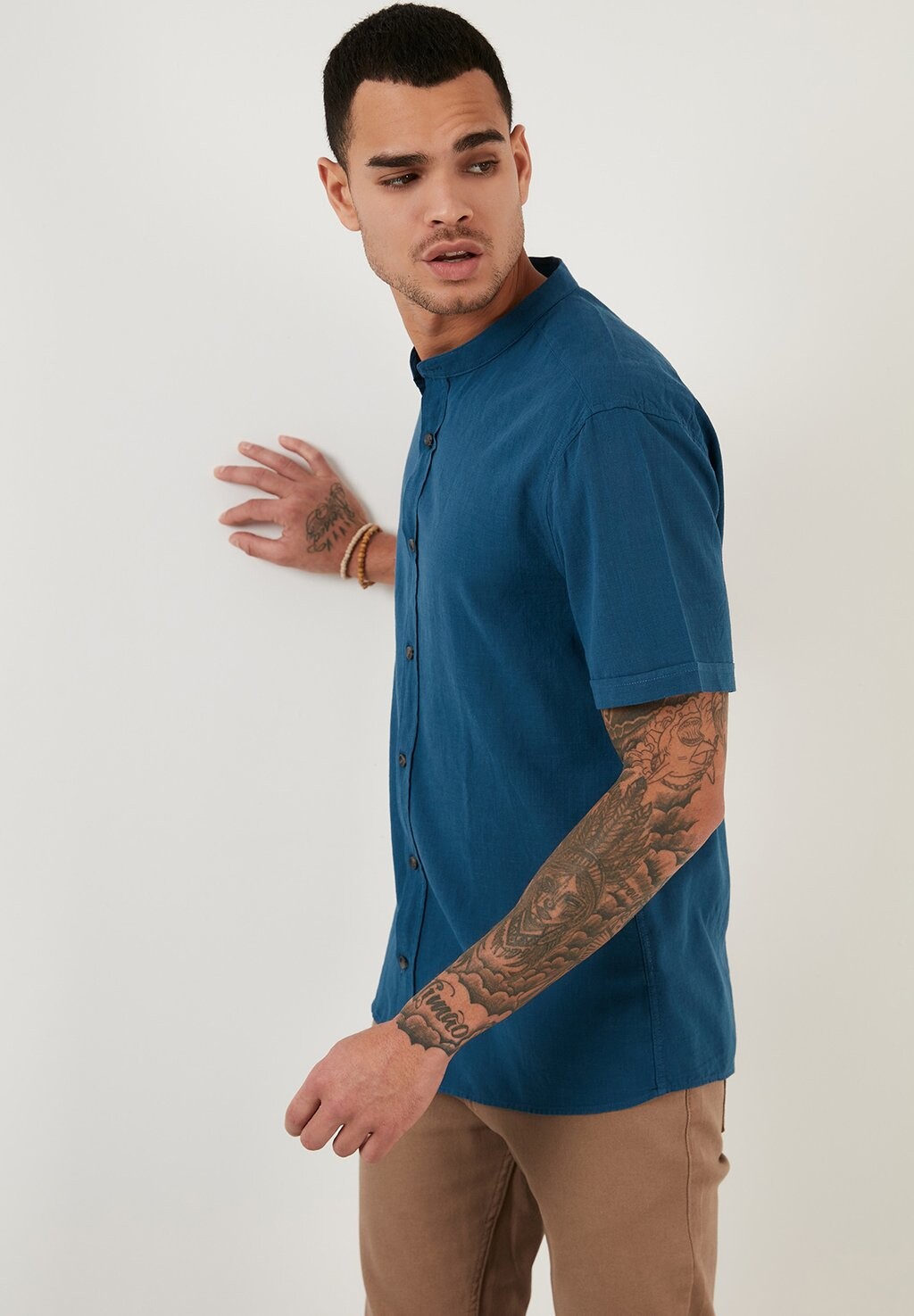 

Рубашка Regular Fit Buratti, индиго