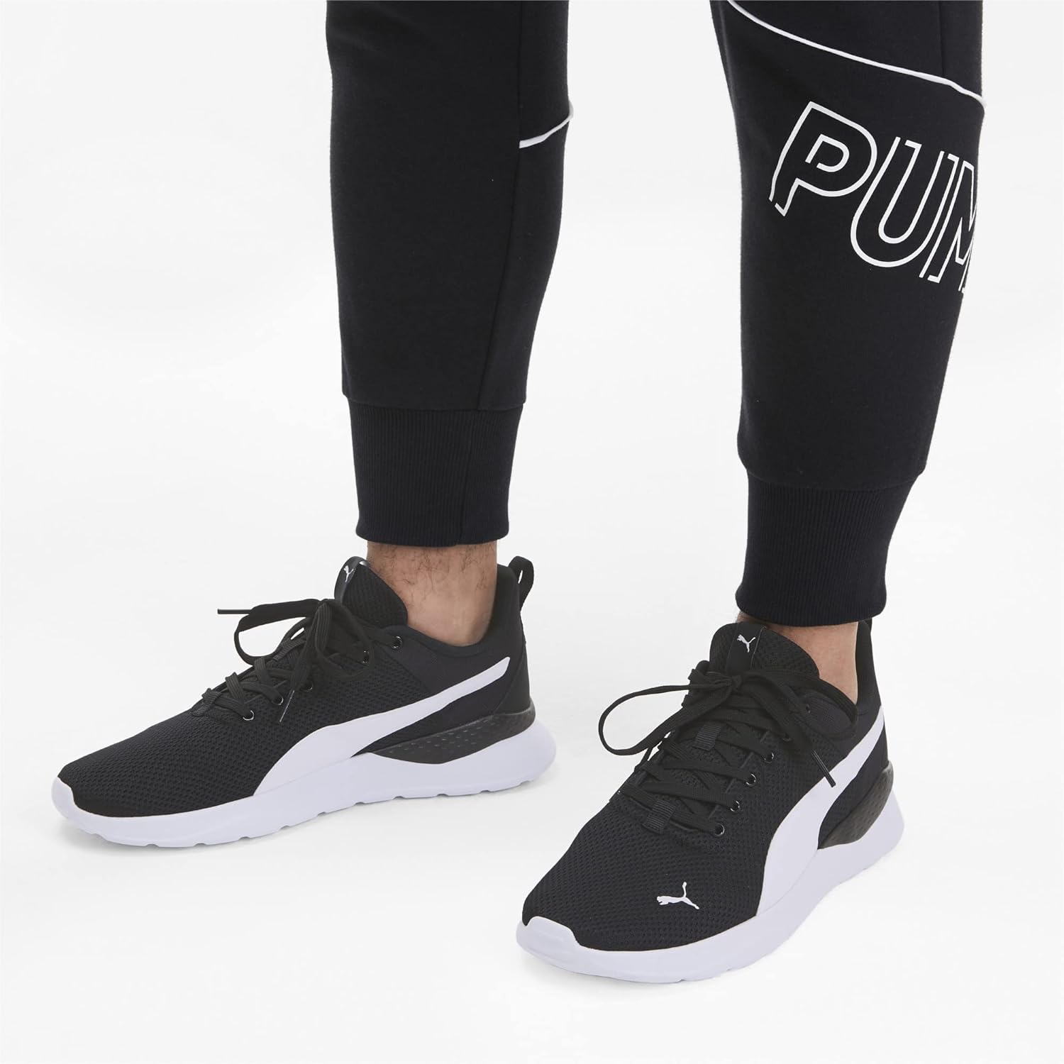Кроссовки PUMA для мужчин St Runner 2, черный/белый/черный — фото 2