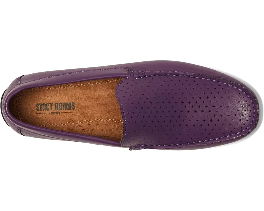 Лоферы Stacy Adams Conroy Moc Toe Driver, Purple — фото 2