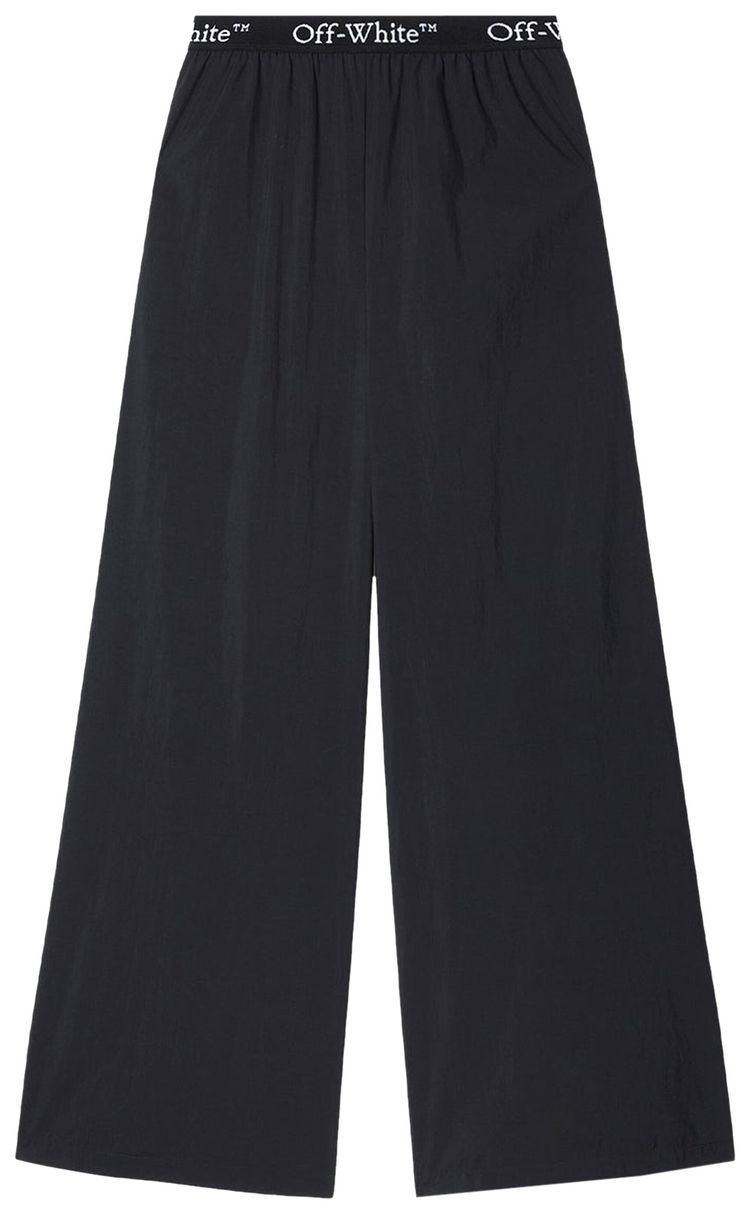 

Брюки Off-White Logo Band Nylon Pants 'Black', черный