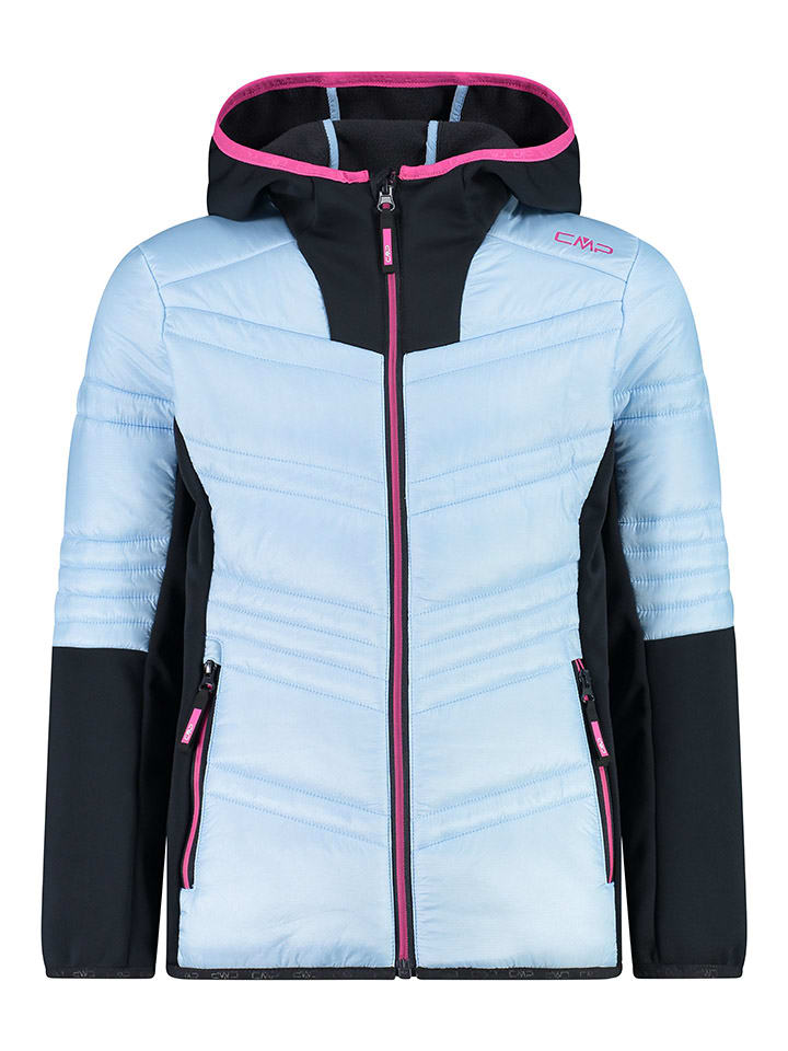 

Гибридная куртка светло-голубого/черного цвета CMP