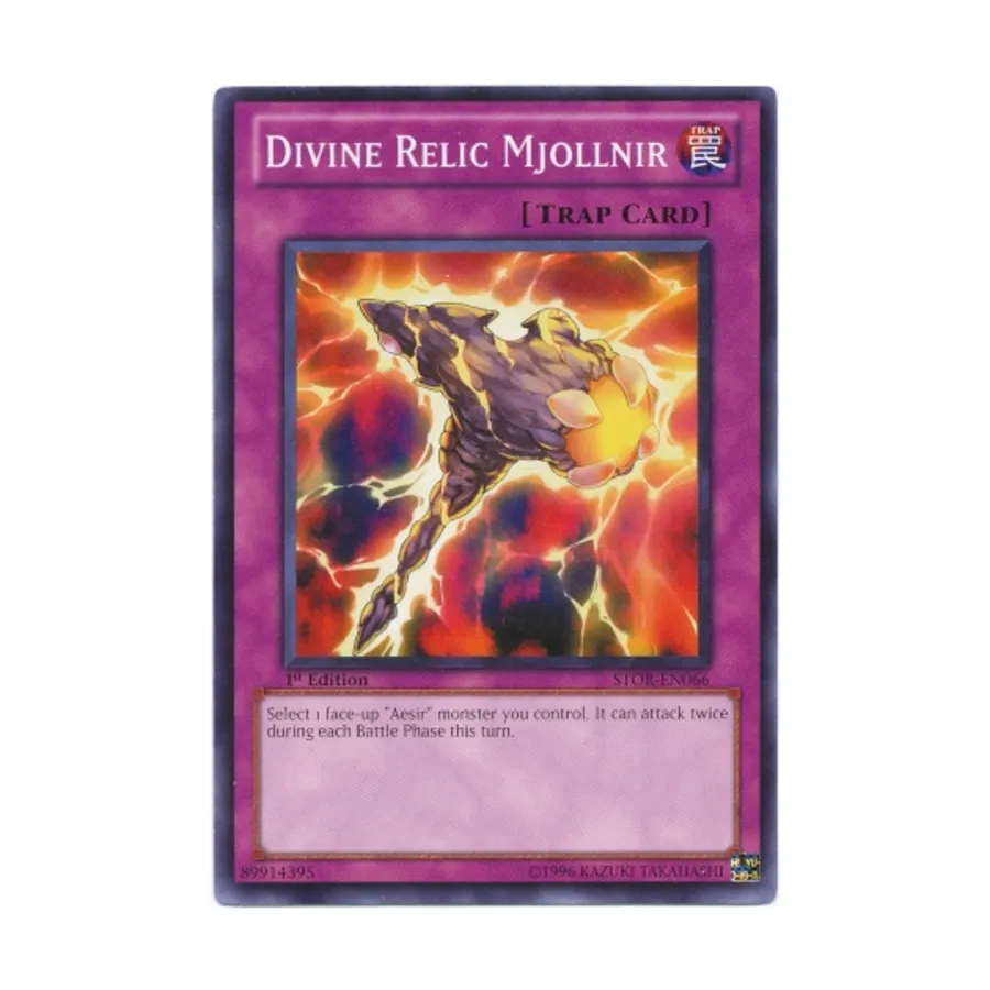 

CCG Божественная реликвия Мьёльнир (Обычный), Yu-Gi-Oh - Storm of Ragnarok - Singles