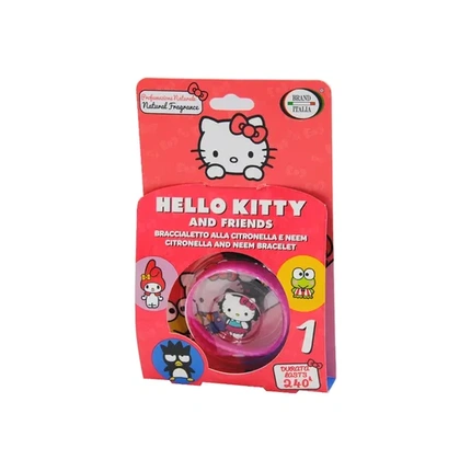

Браслет от комаров Hello Kitty And Friends с цитронеллой и нимом Idee Innovative Srl