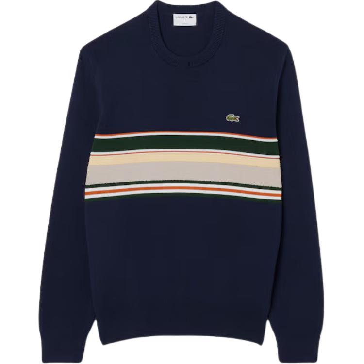 

Свитер с фактурными полосками и вышитым логотипом LACOSTE, 91l
