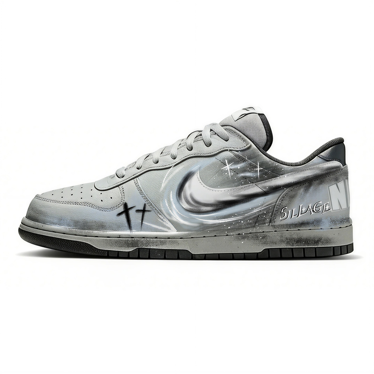 

Nike Большое крутое серое зеркало, ручная роспись, дизайнерский вид, премиальное ощущение, стильная износостойкая натуральная кожа