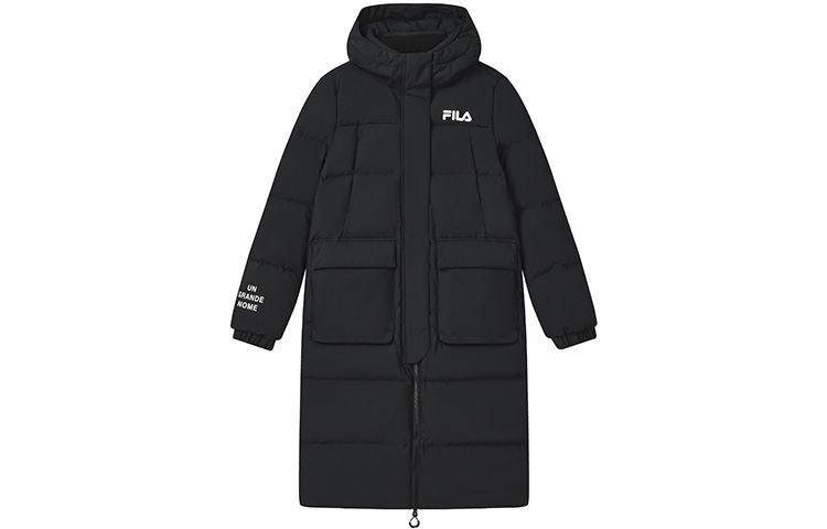 

Пуховик женский Jet Black FILA, Черный, Пуховик женский Jet Black FILA