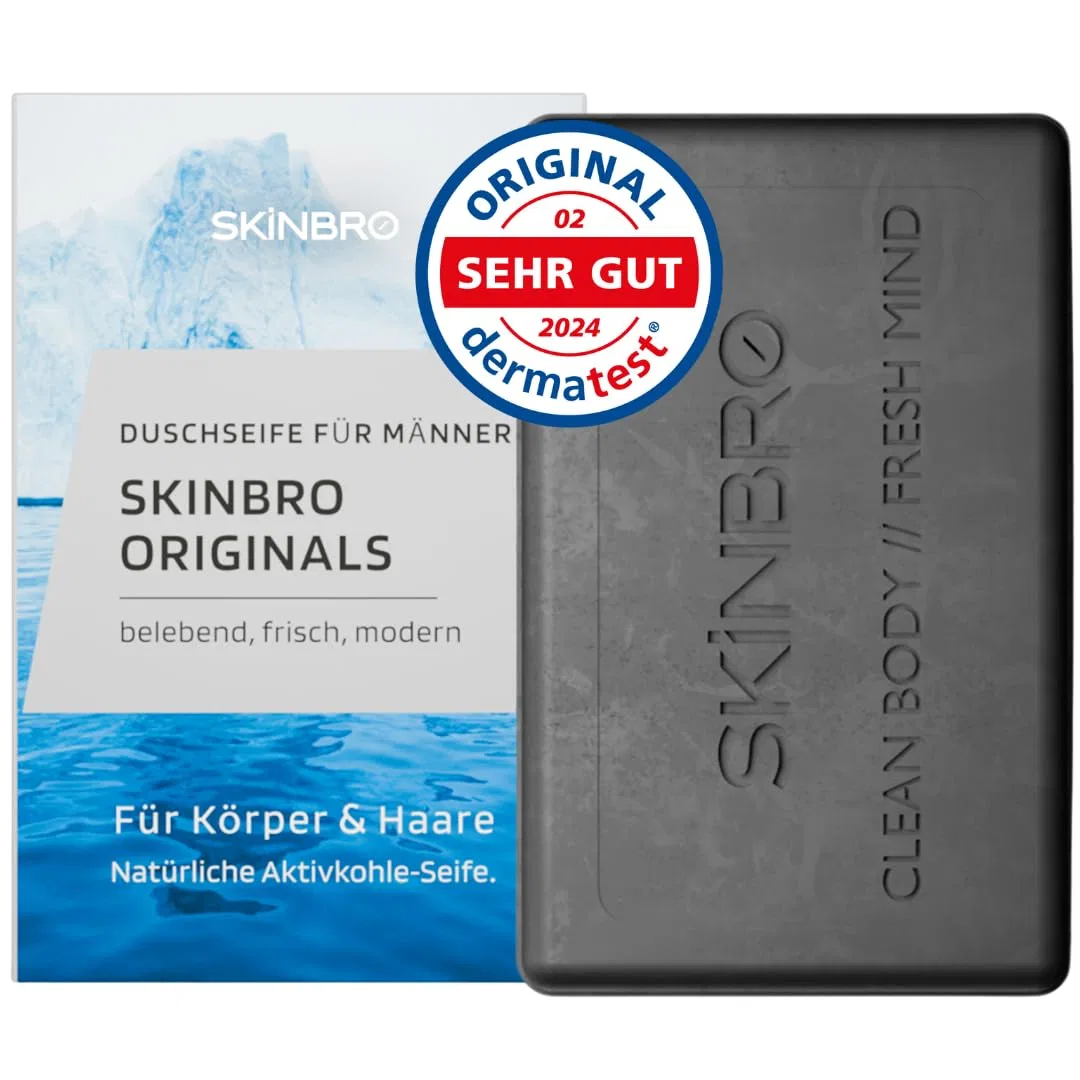 Набор твердого геля для душа для мужчин «Activated Carbon & Monte Carlo Charm» от SKINBRO Skinbro — фото 2
