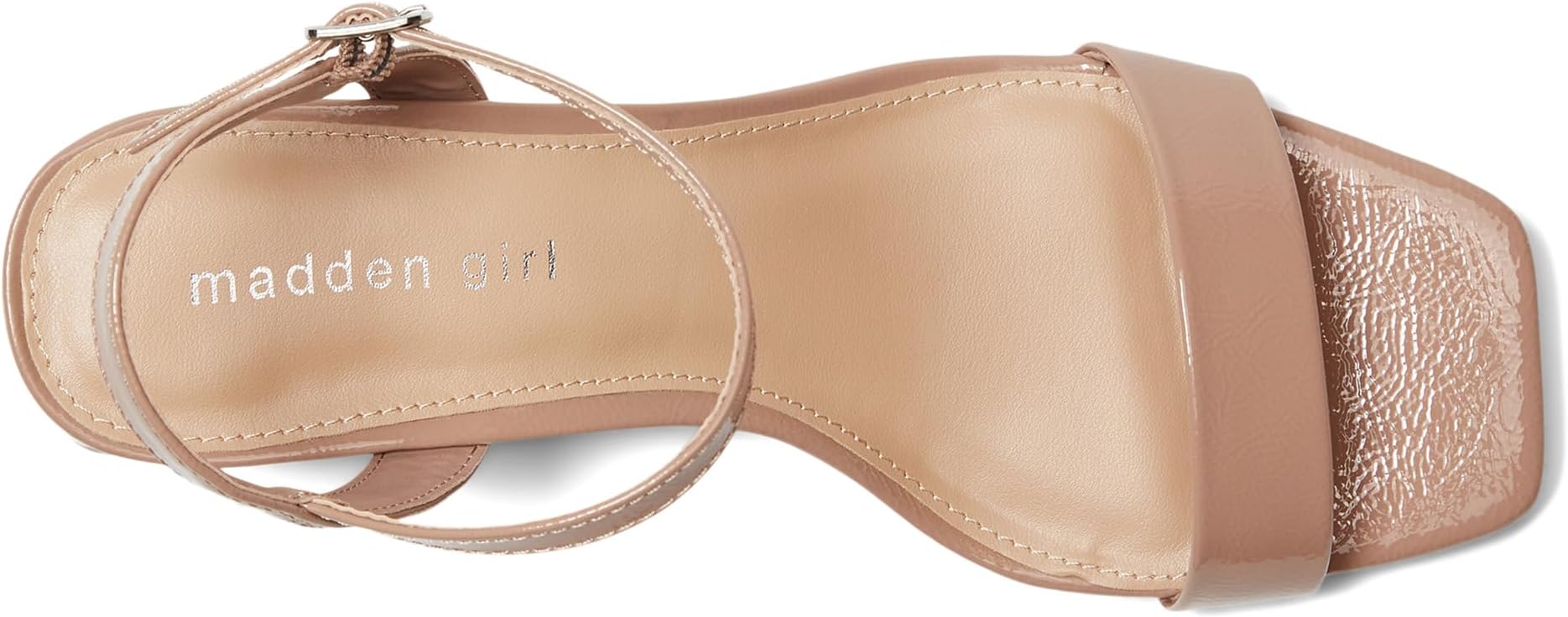 Туфли Madden Girl Birdiee, Nude Crinkle Patent — фото 2