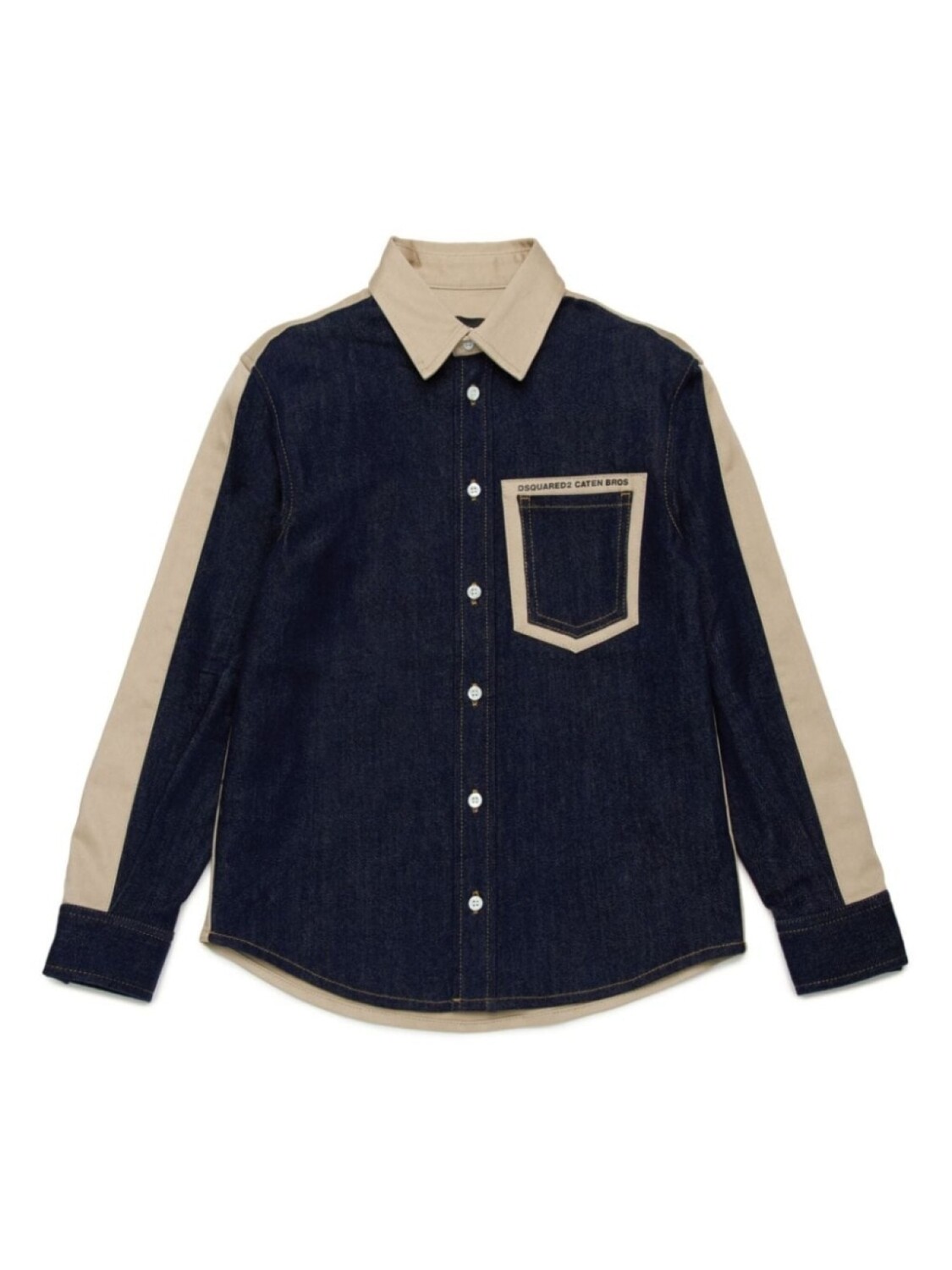 

DSQUARED2 KIDS рубашка Caten Bros, синий