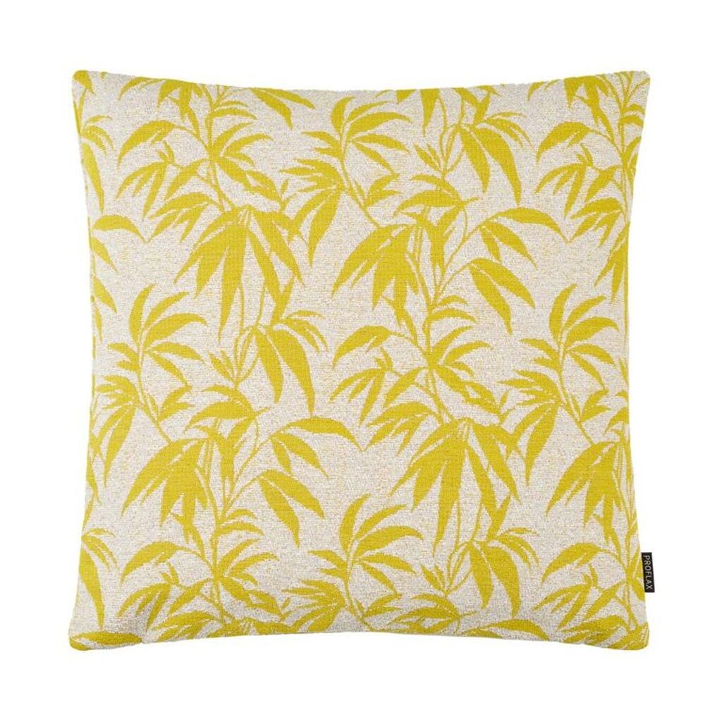 

Чехол на подушку Брестский желтый тканый лист Размер: 27 х 43 см. Наполнитель подушки: утиное перо Proflax
