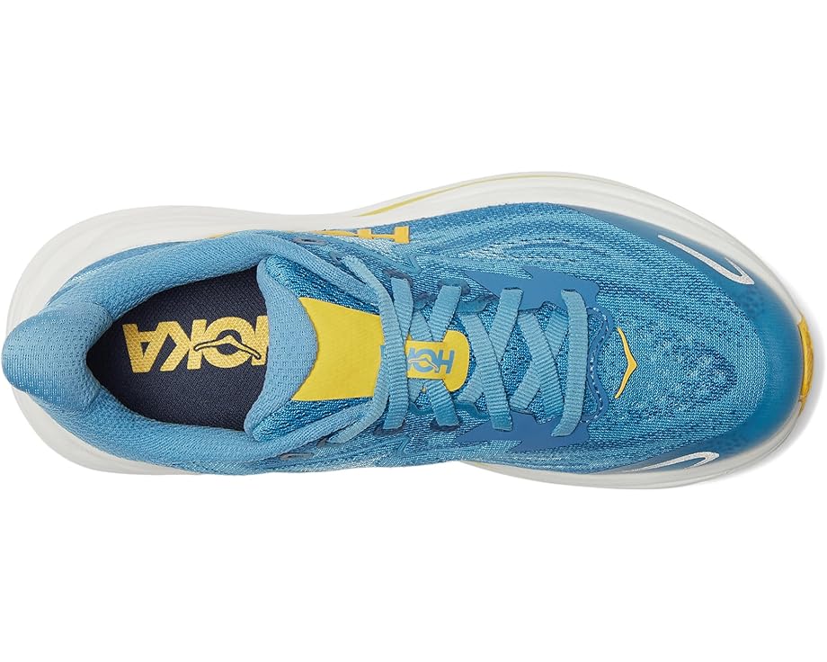 Кроссовки Hoka Kids Clifton 10, цвет Alpine Blue/Foggy Night — фото 2