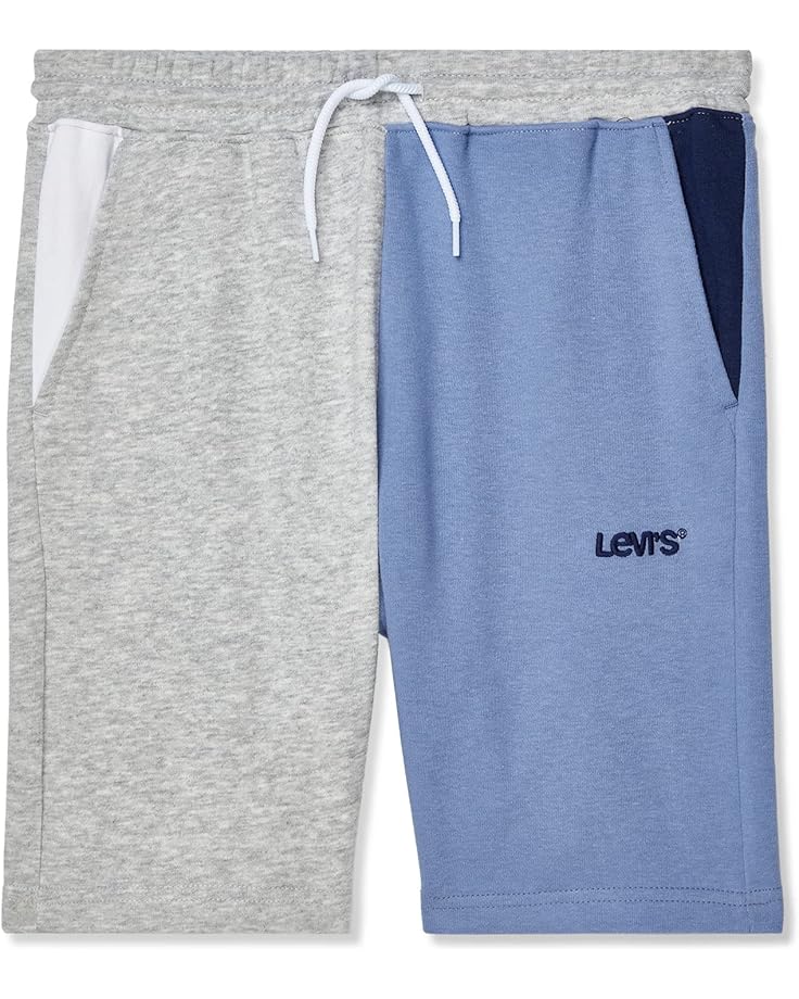 

Брюки Levi's Kids Color-Block French Terry Joggers, цвет Light Gray Heather