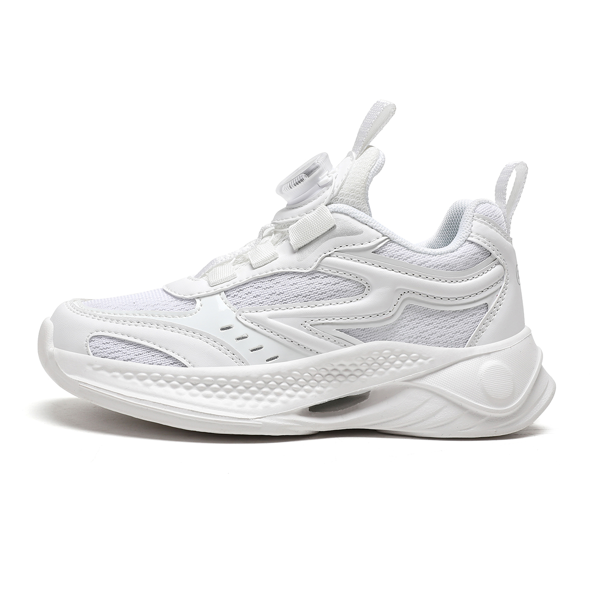 

Износостойкие дышащие легкие амортизирующие детские беговые кроссовки Kids' BKG, белый