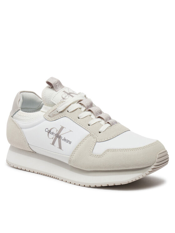 

Кроссовки Calvin Klein, белый, Серый, Кроссовки Calvin Klein, белый