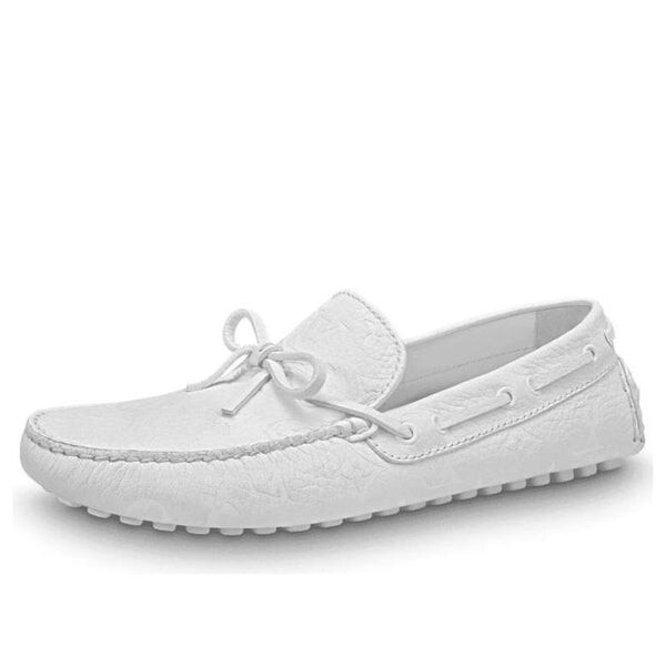 

Кроссовки arizona moccasin shoes 'white logo monogram' Louis Vuitton, белый