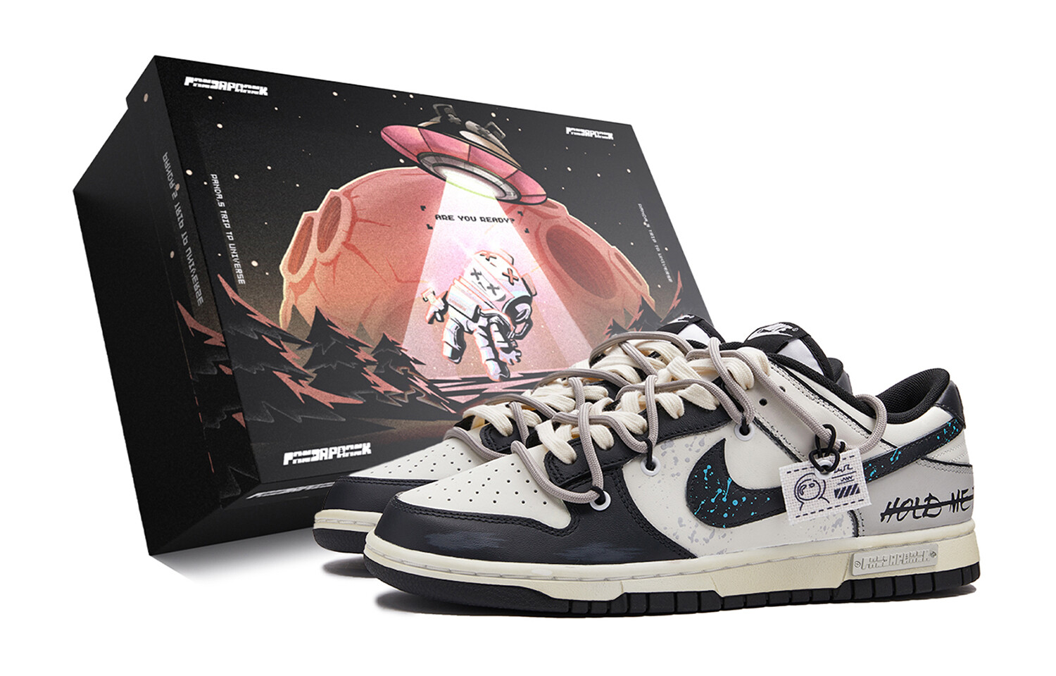 

Кроссовки Nike Dunk Low, черный/белый