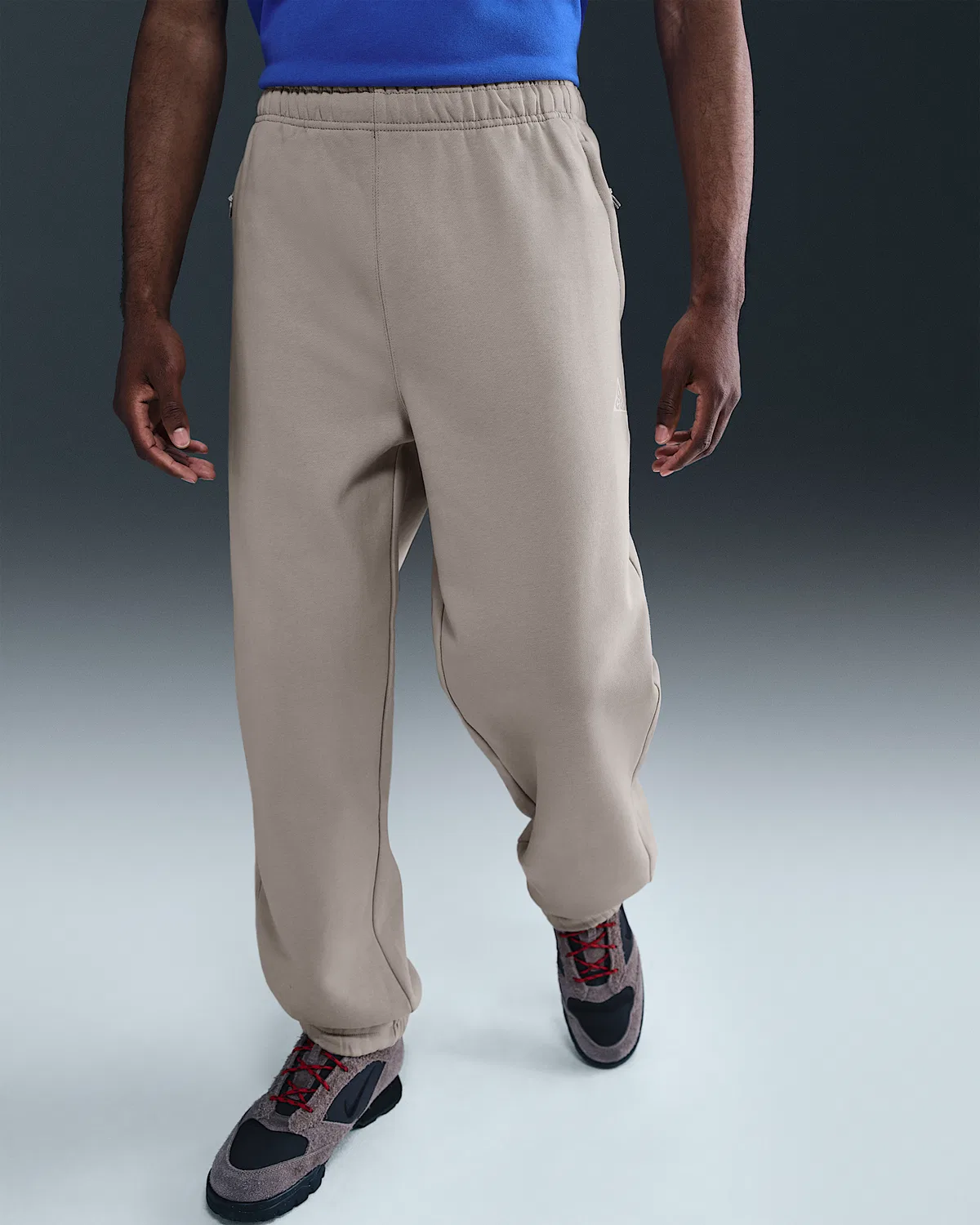 Штаны Nike ACG "Tuff Fleece", College Grey/Summit White — фото 2