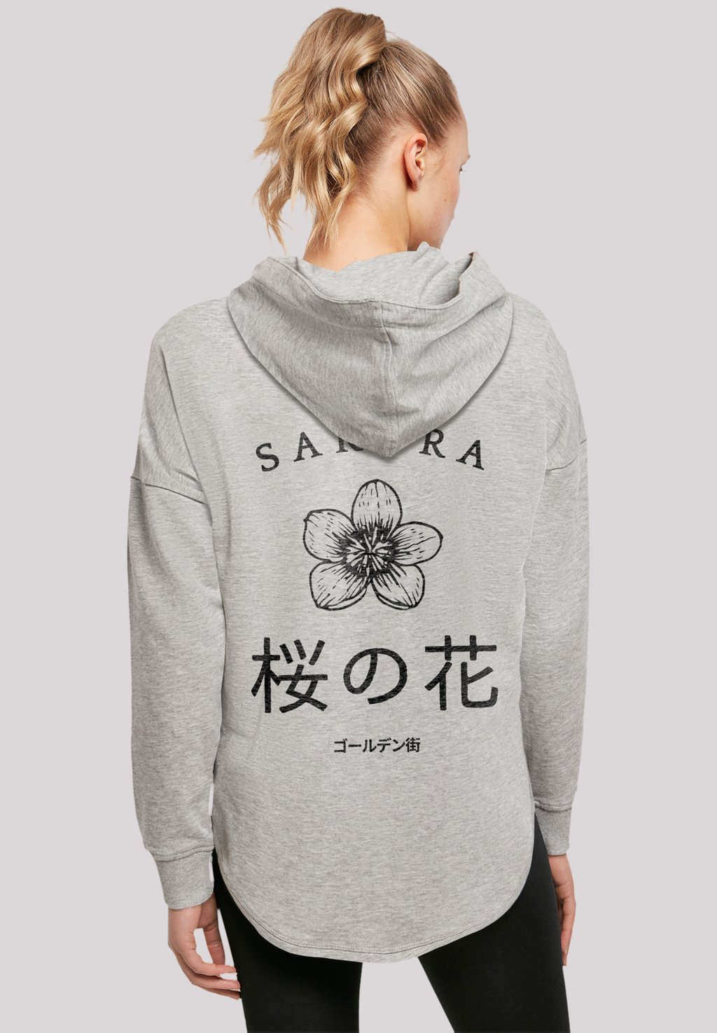 

Толстовка с капюшоном KIRSCHBLÜTEN GOLDEN GAI - Sweatshirt F4NT4STIC, серый