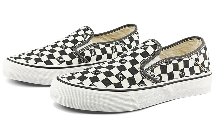 Кеды Vans Slip-On Vr3 Sf Low Tops Casual Skateboarding Shoes Unisex Black White, черный/белый — фото 2